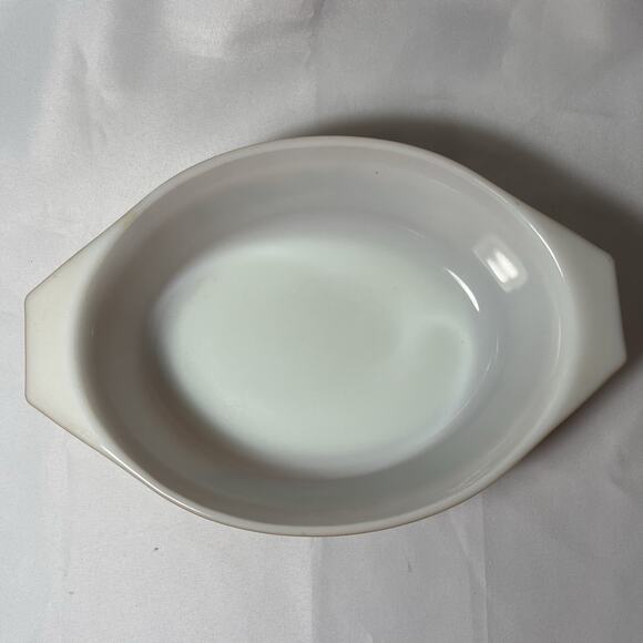 Vintage Pyrex Old Orchard 1970's 043 1 1/2 QT Oval Casserole Dish Burnt Orange - Picture 3 of 8